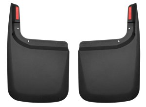 Ford F-250 Mud Guards - Rear - Husky Liners - Custom-Molded - Black - `17-`27
